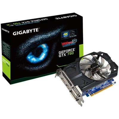 Placa Video GIGABYTE GeForce GTX 750 OC 1GB DDR5 128-bit