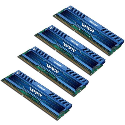 Memorie RAM Patriot Viper 3 Blue 32GB DDR3 1600MHz CL9 Quad Channel Kit