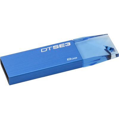 Memorie USB Kingston DataTraveler SE3 8GB Blue Metalic