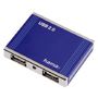 Hub USB Hub USB HAMA 78497, 4 porturi, Albastru