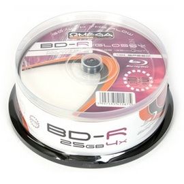 OMEGA BD-R 25GB 4x Printable CAKE 25 Blue-ray Disc