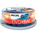 DVD+RW 4.7GB (25 buc. Spindle, 4x) PHILIPS