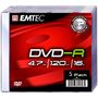 DVD-R 4.7GB  Jewelcase, 16x, EMTEC