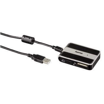 Card Reader HAMA 32 in 1 with Integrated USB 2.0 Hub