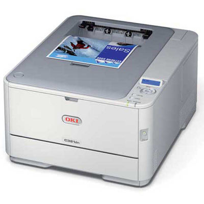 Imprimanta OKI C321DN, laser, color, format A4, retea, duplex