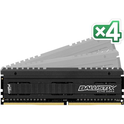 Memorie RAM Crucial Ballistix Elite 32GB DDR4 2666MHz CL16 Quad Channel Kit