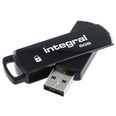 Memorie USB Integral Secure 360 8GB negru