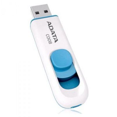 Memorie USB ADATA Classic C008 64GB alb/albastru