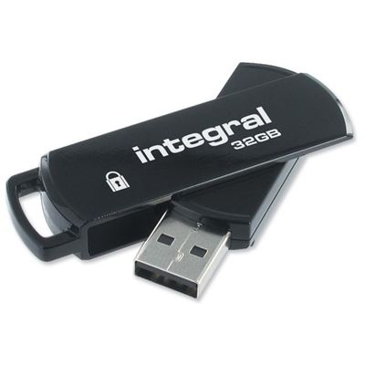 Memorie USB Integral Secure 360 32GB negru