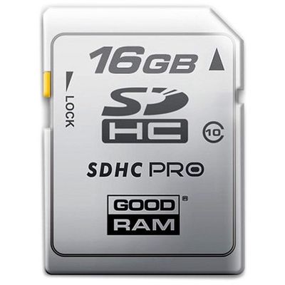 Card de Memorie GOODRAM SDHC PRO 16GB Clasa 10