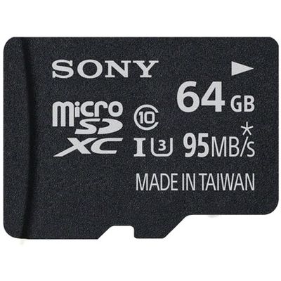 Card de Memorie Sony Micro SDXC UHS-I U3 64GB Clasa 10 + Adaptor SD