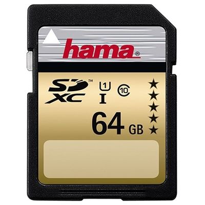 Card de Memorie HAMA SDXC 64GB Clasa 10, 104379