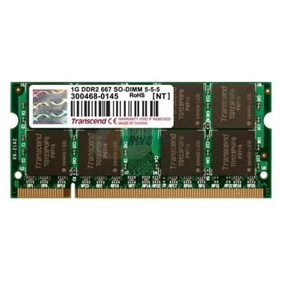 Memorie Laptop Transcend 1GB, DDR2, 667MHz, CL5, 1.8v