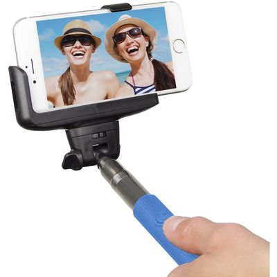 Accesoriu GSM Kit Selfie Stick Bluetooth Blue
