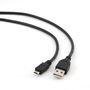 Gembird Cablu date USB M - Micro USB, 0.3m, negru