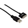 HAMA USB Male la Apple 30 pin Male, 1.5 m, Black, 93577