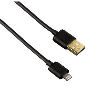 HAMA USB Male la Lightning Male, 1.5 m, Black