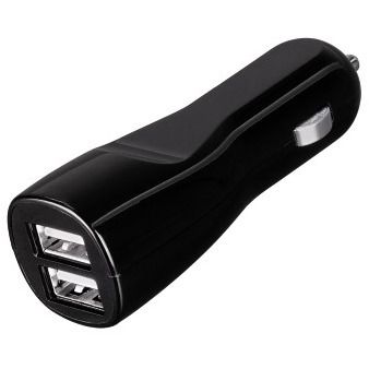 HAMA Incarcator GSM Auto-Detect USB dual black, Universal