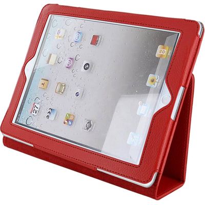 4World Husa protectie tip stand 08398 Red pentru iPad generatia a 2-a, iPad generatia a 3-a, iPad generatia a 4-a