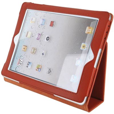 4World Husa protectie tip stand 08192 Orange pentru iPad generatia a 2-a, iPad generatia a 3-a, iPad generatia a 4-a