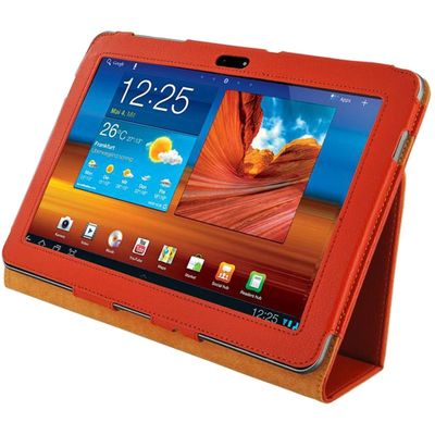 4World Husa protectie tip stand 08207 Orange pentru Galaxy Tab 2 10.1