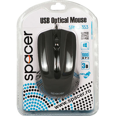Mouse Spacer SPMO-353 Black