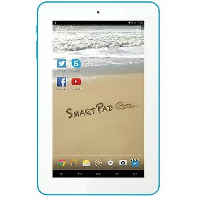Tableta Mediacom SmartPad 7.0 Go, 7 inch MultiTouch, 1.2GHz Quad Core, 512MB RAM, 8GB flash, Wi-Fi, Android 4.4, Blue Sky