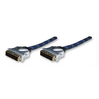 MANHATTAN Cablu 1x SCART M - 1x SCART M 3m