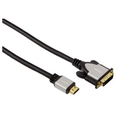 HAMA HDMI Male - DVI-D Male, 1.8m, negru, 54533