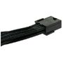 NZXT Cablu alimentare PCI-E 6+2 pini - 6 pini 25cm Negru