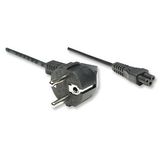 Cablu Schuko M - IEC 320 C5 F, 1.8m, negru