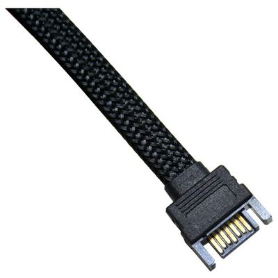 NZXT Cablu SATA M - SATA F 30 cm, black