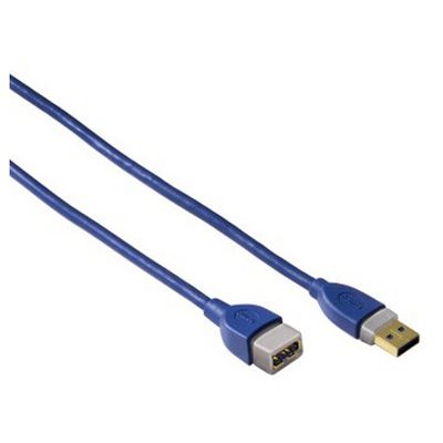 HAMA Cablu USB 3.0 Male tip A - USB 3.0 Female tip A, 1.8m, albastru, 39674