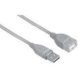 HAMA USB 2.0 Male tip A - USB 2.0 Female tip A, 3m, alb, 45040