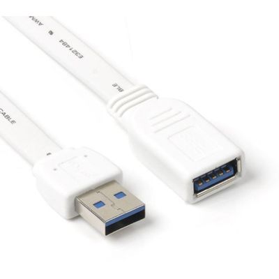 Orico USB 3.0 Male tip A - USB 3.0 Female tip A, 2m, alb