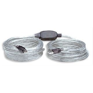 MANHATTAN Cablu USB M - USB M, 11m, argintiu