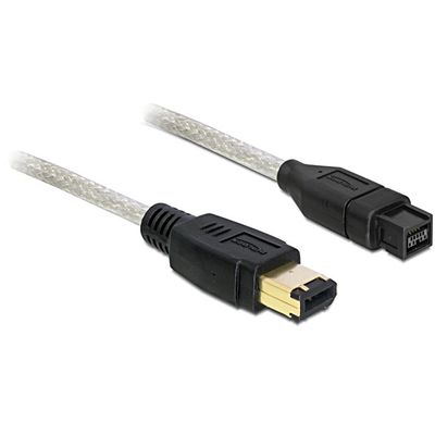 DELOCK Cablu IEEE 1394 9-pin M - IEEE 1394 6-pin M, 3m, translucid