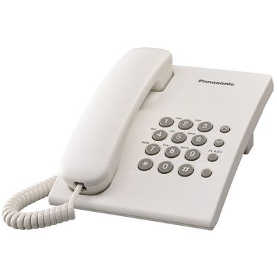 Telefon Fix Panasonic KX-TS500FXW alb