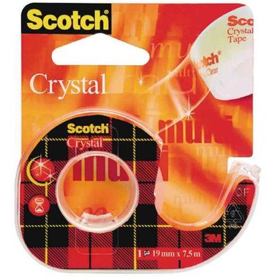 Banda adeziva Scotch Crystal Clear, 19 mm x 33 m, rola - Pret/buc