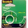 Banda adeziva Scotch Magic, 19 mm x 7.5 m, rola + dispenser - Pret/buc
