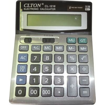 Calculator de birou, 16 digiti, dual power - Pret/buc