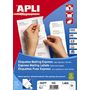 Etichete autoadezive Apli, cu colturi drepte, A4, 52.5 x 21.2 mm, 5600 bucati, 100 coli/top - Pret/top