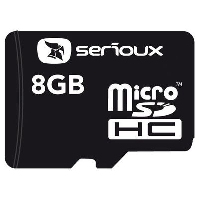 Card de Memorie Serioux Micro SDHC 8GB Clasa 10 + Adaptor SD