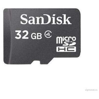 Card de Memorie SanDisk Micro SDHC 32GB Clasa 4