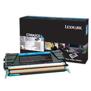 Toner imprimanta Lexmark CYAN C746A2CG 7K ORIGINAL C746DN