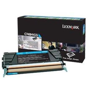 Toner imprimanta Lexmark RETURN CYAN C748H1CG 10K ORIGINAL C748DE