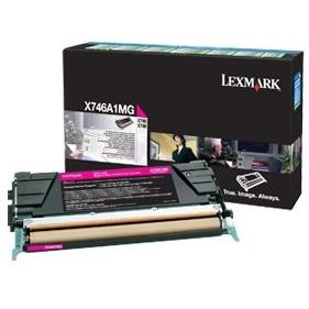 Toner imprimanta Lexmark RETURN MAGENTA X746A1MG 7K ORIGINAL X746DE
