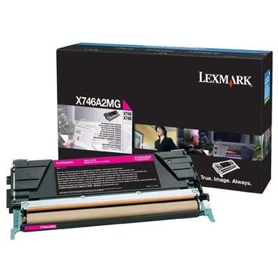 Toner imprimanta Lexmark MAGENTA X746A2MG 7K ORIGINAL X746DE