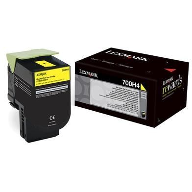 Toner imprimanta YELLOW NR.800H4 80C0H40 3K ORIGINAL LEXMARK CX410E