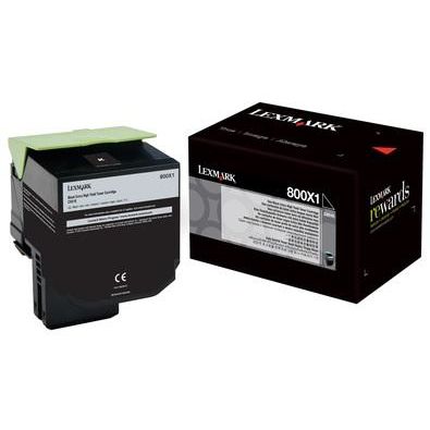 Toner imprimanta Lexmark BLACK NR.800X1 80C0X10 8K ORIGINAL CX510DE
